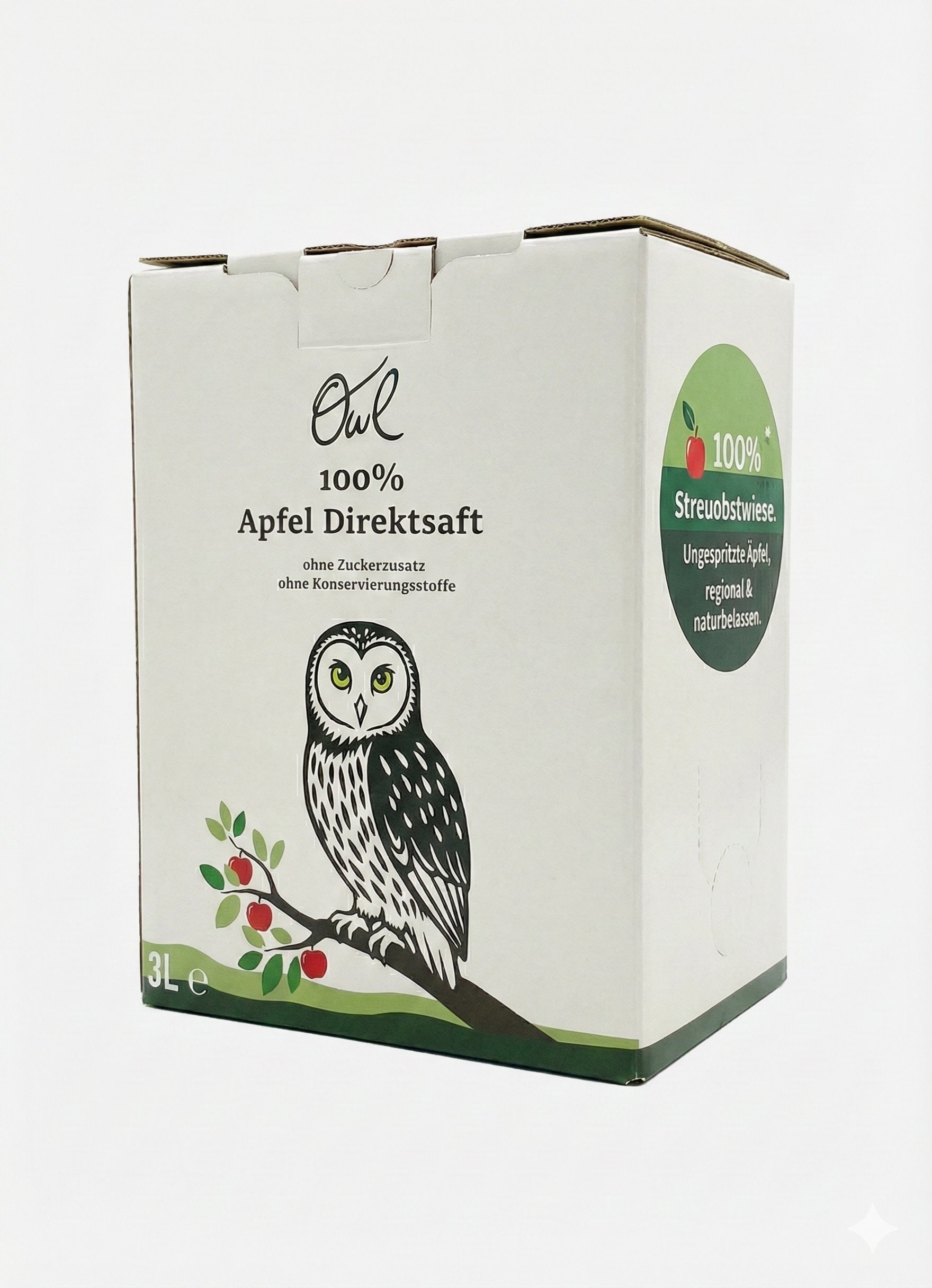 Streuobstwiesen Apfelsaft | 100% Direktsaft | 5 x 3L Bag-In-Box (2,00 € pro Liter) – Bild 3